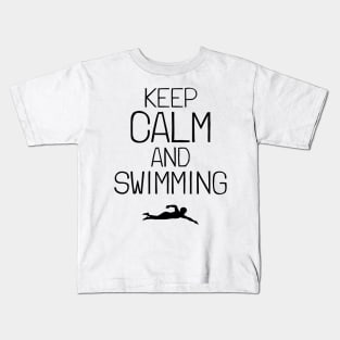 swimming Kids T-Shirt